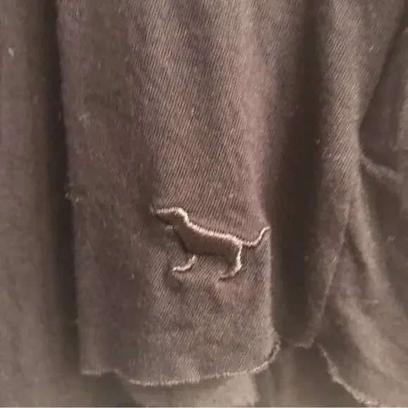 PINK Super Soft Black Strappy V-neck Tank Top Size Small - Picture 2 of 7